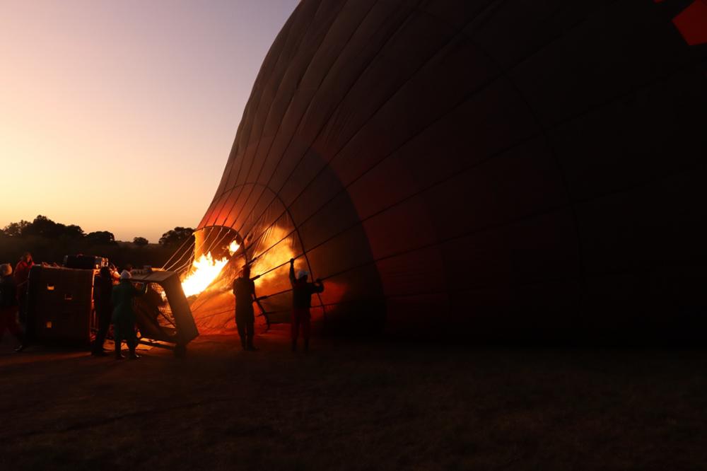 Survol du Masai Mara en montgolfière