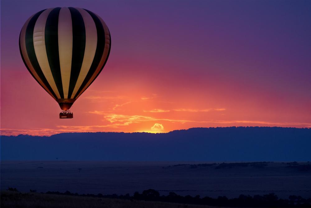 Survol du Masai Mara en montgolfière