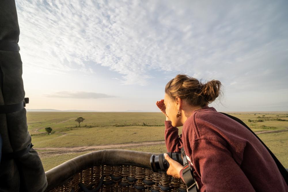 Survol du Masai Mara en montgolfière